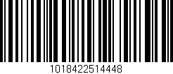 Código de barras (EAN, GTIN, SKU, ISBN): '1018422514448'