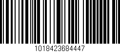 Código de barras (EAN, GTIN, SKU, ISBN): '1018423684447'