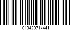 Código de barras (EAN, GTIN, SKU, ISBN): '1018423714441'