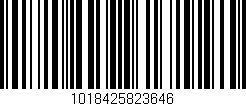 Código de barras (EAN, GTIN, SKU, ISBN): '1018425823646'