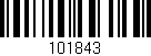 Código de barras (EAN, GTIN, SKU, ISBN): '101843'