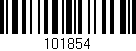 Código de barras (EAN, GTIN, SKU, ISBN): '101854'