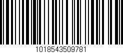Código de barras (EAN, GTIN, SKU, ISBN): '1018543509781'