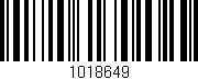 Código de barras (EAN, GTIN, SKU, ISBN): '1018649'