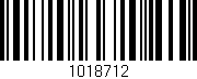 Código de barras (EAN, GTIN, SKU, ISBN): '1018712'