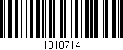 Código de barras (EAN, GTIN, SKU, ISBN): '1018714'