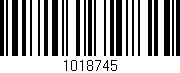 Código de barras (EAN, GTIN, SKU, ISBN): '1018745'