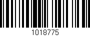 Código de barras (EAN, GTIN, SKU, ISBN): '1018775'