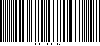 Código de barras (EAN, GTIN, SKU, ISBN): '1018781_18_14_U'