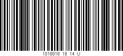 Código de barras (EAN, GTIN, SKU, ISBN): '1018918_18_14_U'
