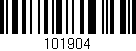 Código de barras (EAN, GTIN, SKU, ISBN): '101904'