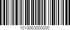 Código de barras (EAN, GTIN, SKU, ISBN): '1019063000000'