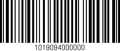 Código de barras (EAN, GTIN, SKU, ISBN): '1019094000000'