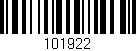 Código de barras (EAN, GTIN, SKU, ISBN): '101922'