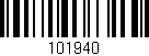 Código de barras (EAN, GTIN, SKU, ISBN): '101940'