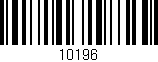 Código de barras (EAN, GTIN, SKU, ISBN): '10196'