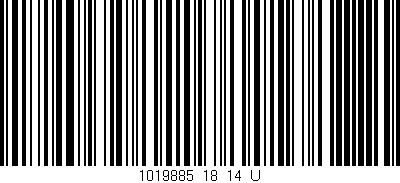 Código de barras (EAN, GTIN, SKU, ISBN): '1019885_18_14_U'