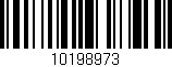 Código de barras (EAN, GTIN, SKU, ISBN): '10198973'