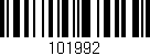 Código de barras (EAN, GTIN, SKU, ISBN): '101992'
