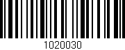 Código de barras (EAN, GTIN, SKU, ISBN): '1020030'