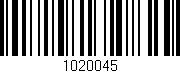 Código de barras (EAN, GTIN, SKU, ISBN): '1020045'