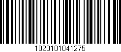 Código de barras (EAN, GTIN, SKU, ISBN): '1020101041275'