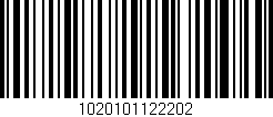 Código de barras (EAN, GTIN, SKU, ISBN): '1020101122202'