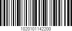 Código de barras (EAN, GTIN, SKU, ISBN): '1020101142200'