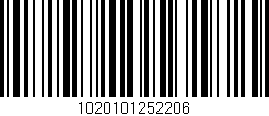 Código de barras (EAN, GTIN, SKU, ISBN): '1020101252206'