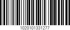 Código de barras (EAN, GTIN, SKU, ISBN): '1020101331277'