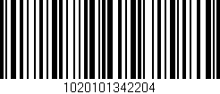 Código de barras (EAN, GTIN, SKU, ISBN): '1020101342204'