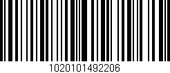 Código de barras (EAN, GTIN, SKU, ISBN): '1020101492206'