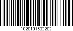 Código de barras (EAN, GTIN, SKU, ISBN): '1020101502202'