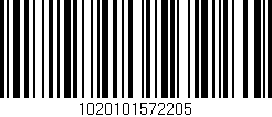 Código de barras (EAN, GTIN, SKU, ISBN): '1020101572205'