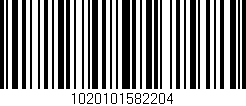 Código de barras (EAN, GTIN, SKU, ISBN): '1020101582204'