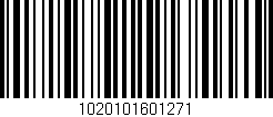 Código de barras (EAN, GTIN, SKU, ISBN): '1020101601271'