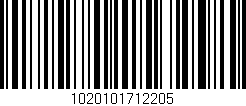 Código de barras (EAN, GTIN, SKU, ISBN): '1020101712205'