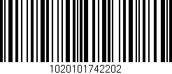 Código de barras (EAN, GTIN, SKU, ISBN): '1020101742202'