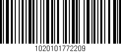 Código de barras (EAN, GTIN, SKU, ISBN): '1020101772209'