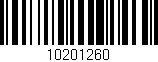 Código de barras (EAN, GTIN, SKU, ISBN): '10201260'