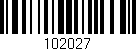 Código de barras (EAN, GTIN, SKU, ISBN): '102027'