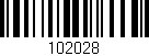 Código de barras (EAN, GTIN, SKU, ISBN): '102028'