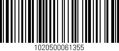 Código de barras (EAN, GTIN, SKU, ISBN): '1020500061355'