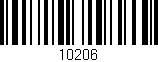 Código de barras (EAN, GTIN, SKU, ISBN): '10206'