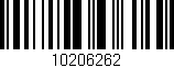 Código de barras (EAN, GTIN, SKU, ISBN): '10206262'