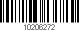 Código de barras (EAN, GTIN, SKU, ISBN): '10206272'