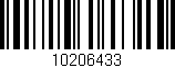 Código de barras (EAN, GTIN, SKU, ISBN): '10206433'
