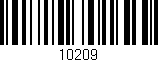 Código de barras (EAN, GTIN, SKU, ISBN): '10209'