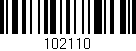 Código de barras (EAN, GTIN, SKU, ISBN): '102110'