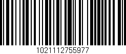 Código de barras (EAN, GTIN, SKU, ISBN): '1021112755977'